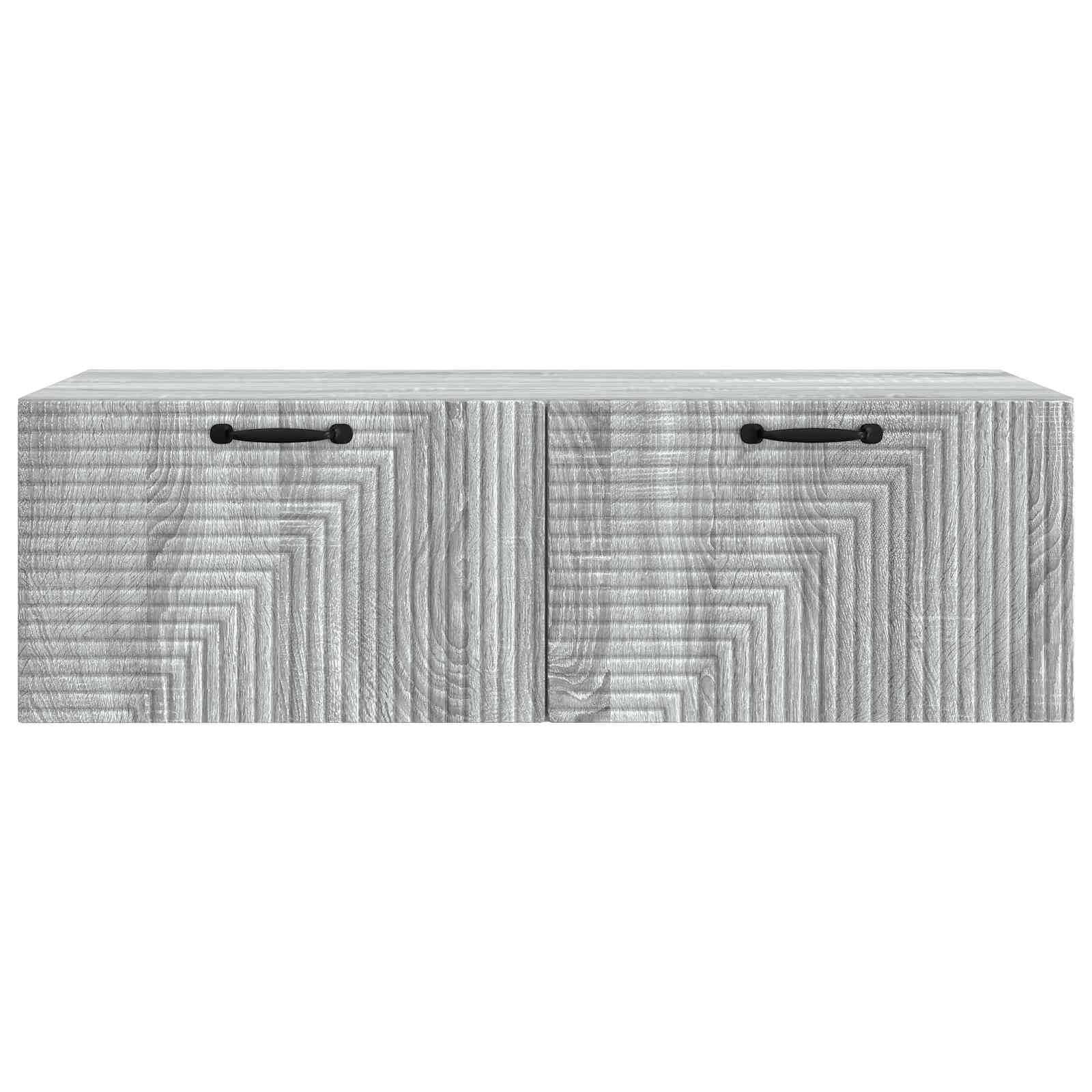 vidaXL Szafka RTV montowana na ścianie Szary Sonoma 98 x 41 x 30 cm