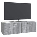 vidaXL Szafka RTV montowana na ścianie Szary Sonoma 98 x 41 x 30 cm