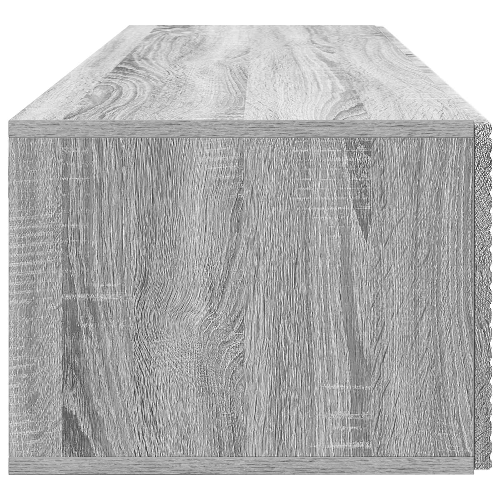 vidaXL Szafka RTV montowana na ścianie Szary Sonoma 98 x 41 x 30 cm