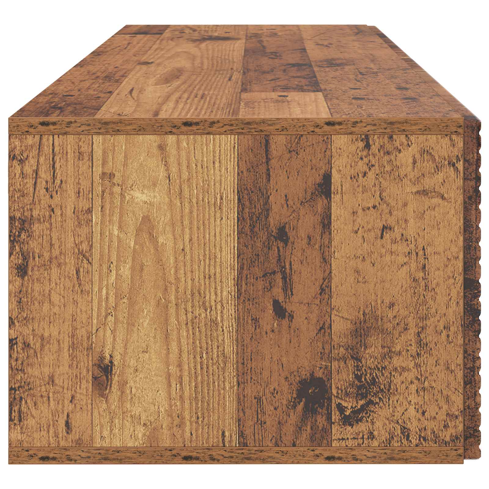 vidaXL Szafka RTV montowana na ścianie Stare drewno 98 x 41 x 30 cm