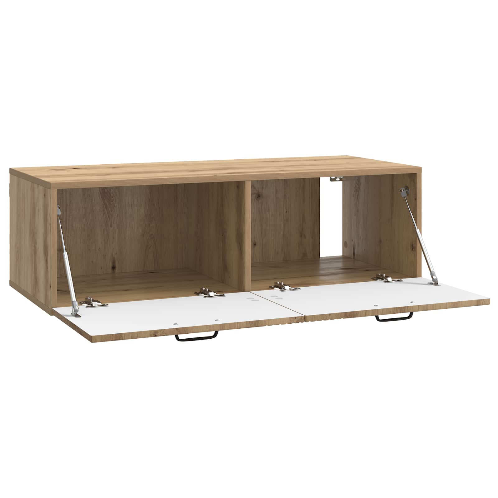 vidaXL Szafka RTV montowana na ścianie Dąb artisan 98 x 41 x 30 cm