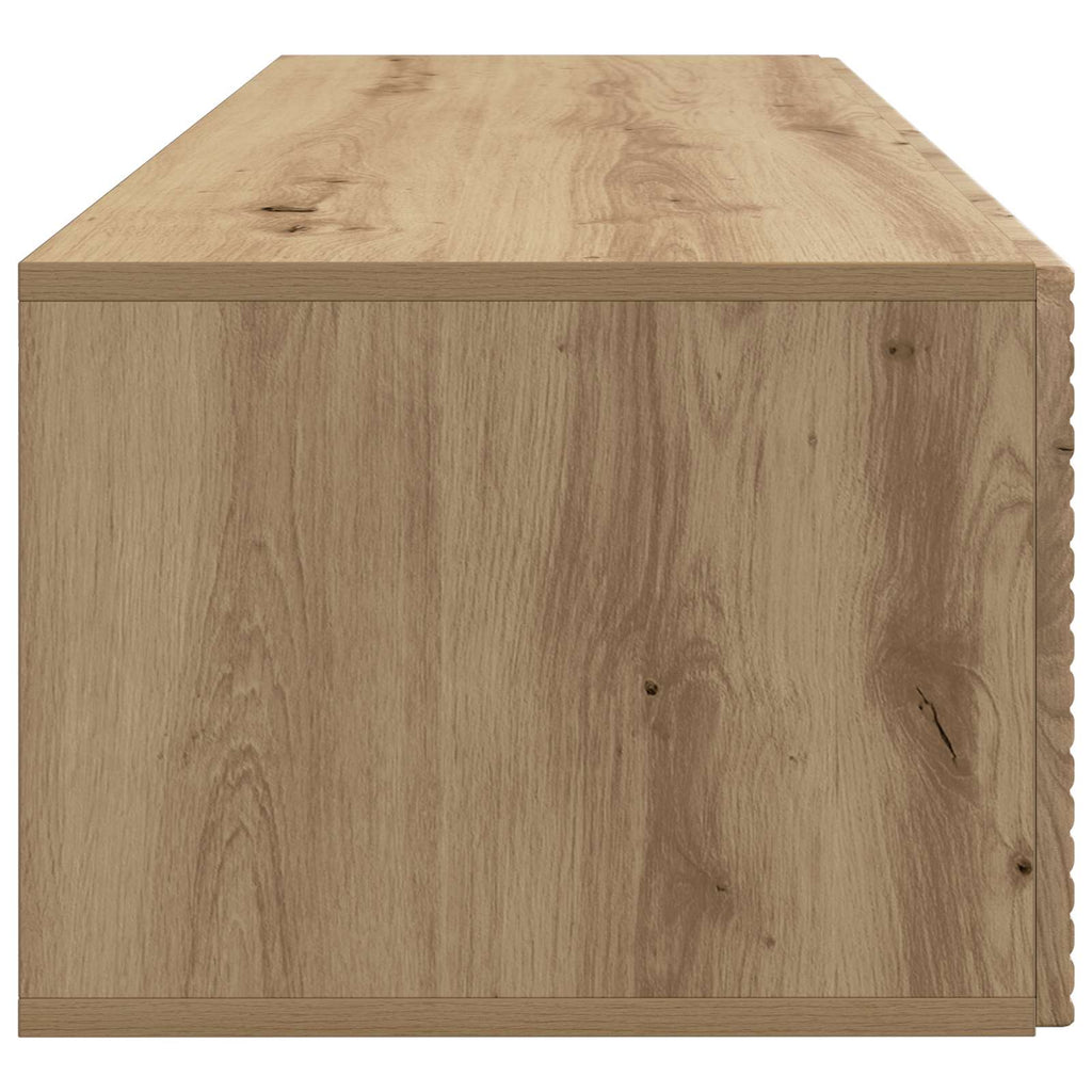 vidaXL Szafka RTV montowana na ścianie Dąb artisan 98 x 41 x 30 cm