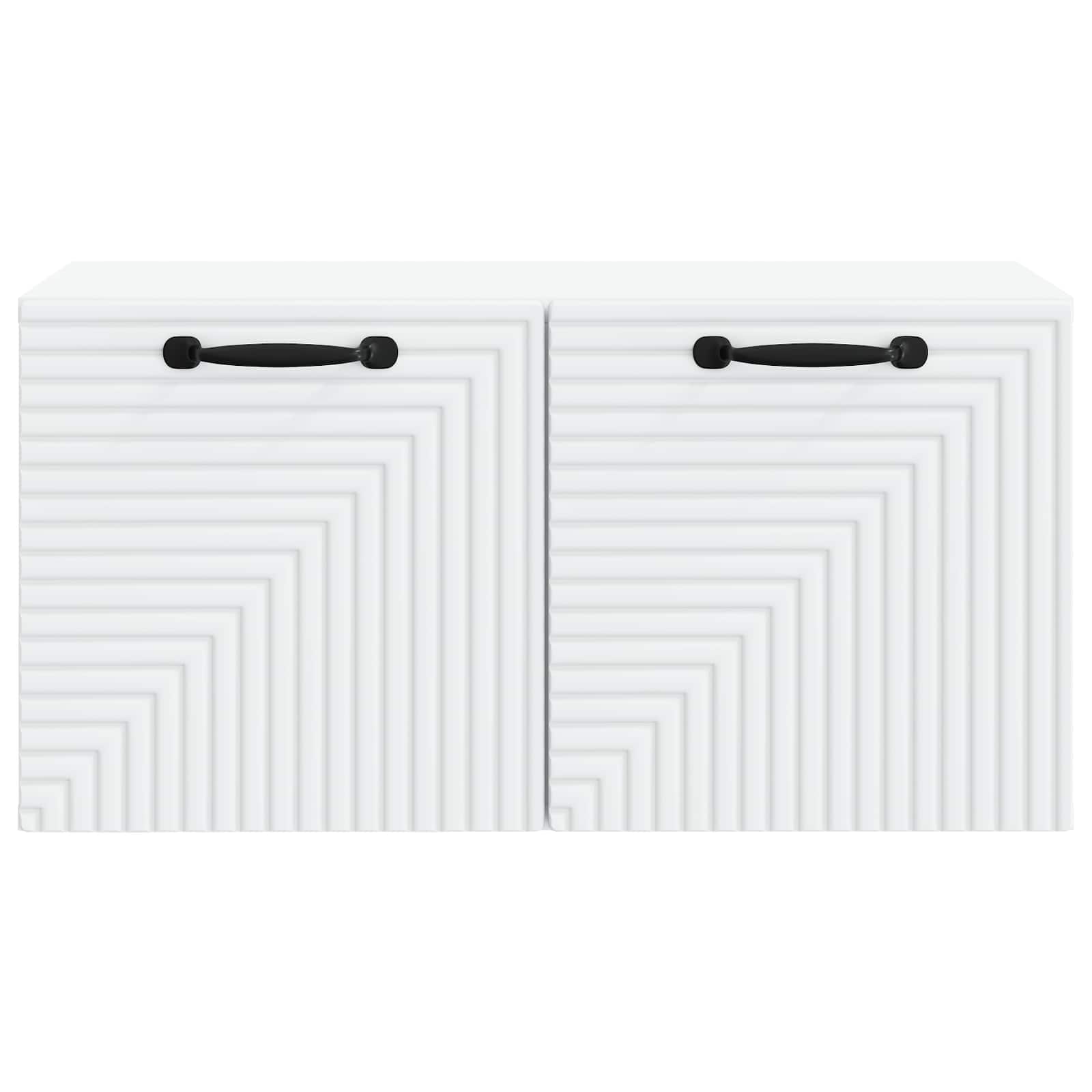 vidaXL Szafka RTV montowana na ścianie Biały 59,5 x 31 x 30 cm