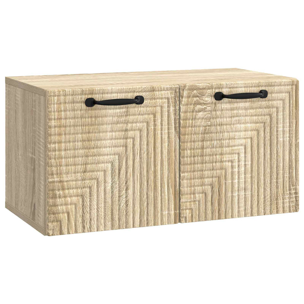 vidaXL Szafka RTV montowana na ścianie dąb Sonoma 59,5 x 31 x 30 cm