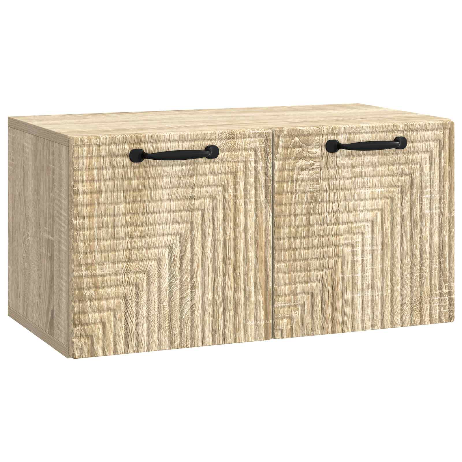 vidaXL Szafka RTV montowana na ścianie dąb Sonoma 59,5 x 31 x 30 cm