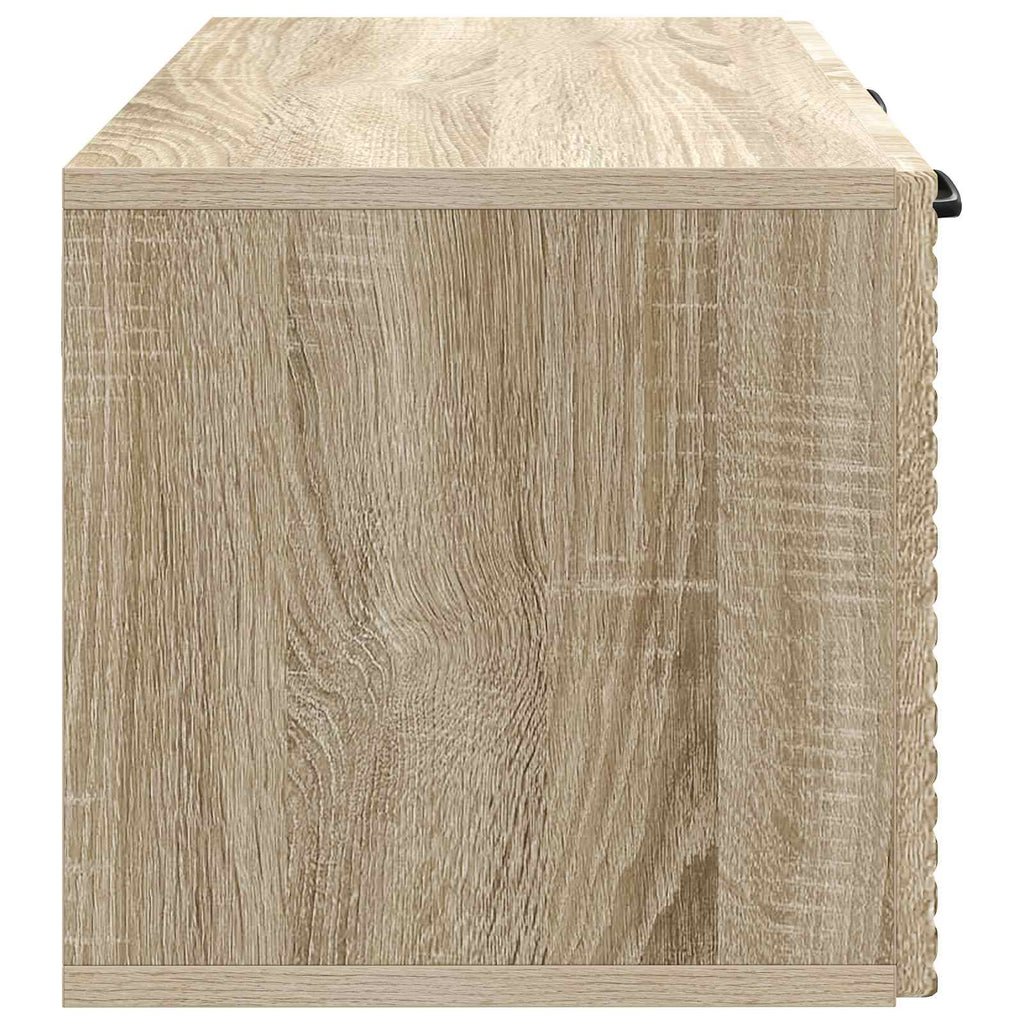 vidaXL Szafka RTV montowana na ścianie dąb Sonoma 59,5 x 31 x 30 cm