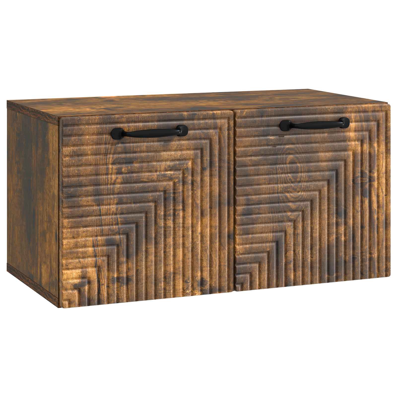 vidaXL Szafka RTV montowana na ścianie Dąb wędzony 59,5 x 31 x 30 cm