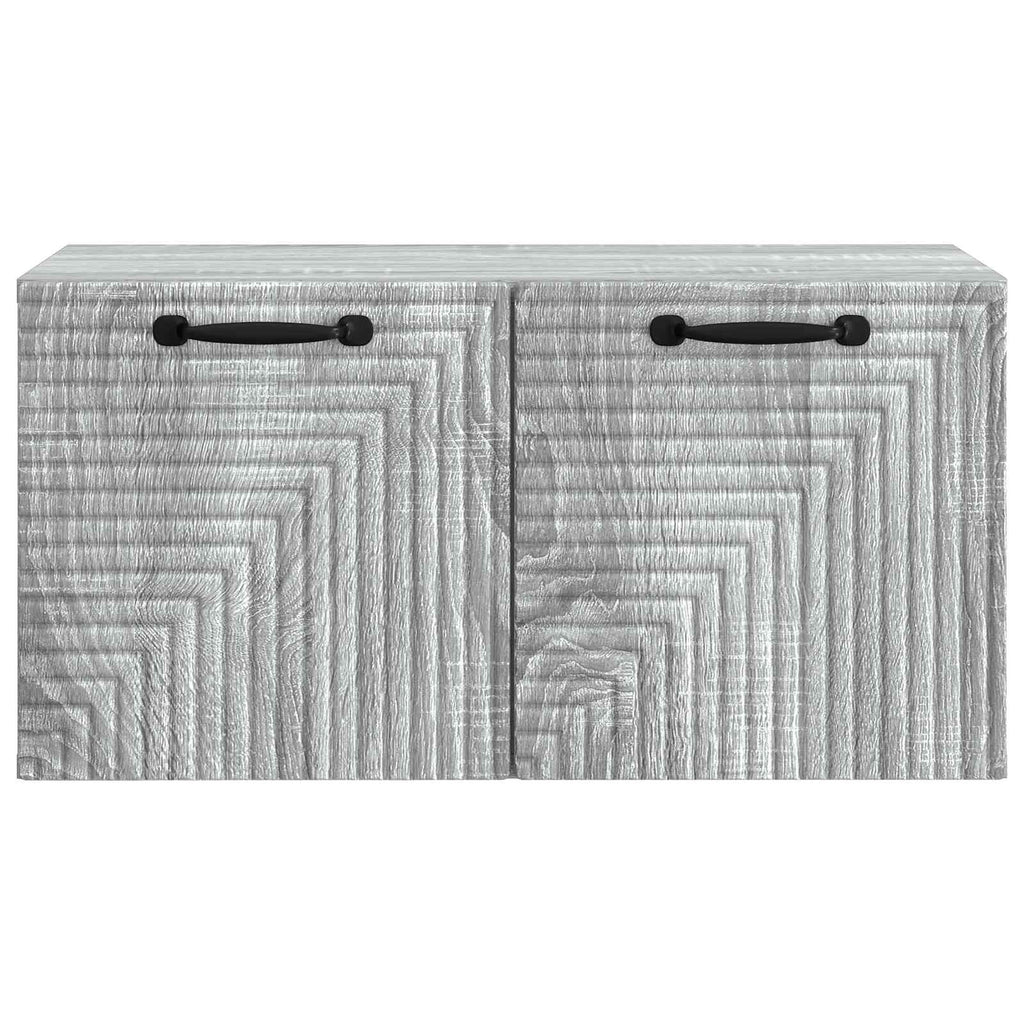 vidaXL Szafka RTV montowana na ścianie Szary Sonoma 59,5 x 31 x 30 cm