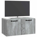 vidaXL Szafka RTV montowana na ścianie Szary Sonoma 59,5 x 31 x 30 cm