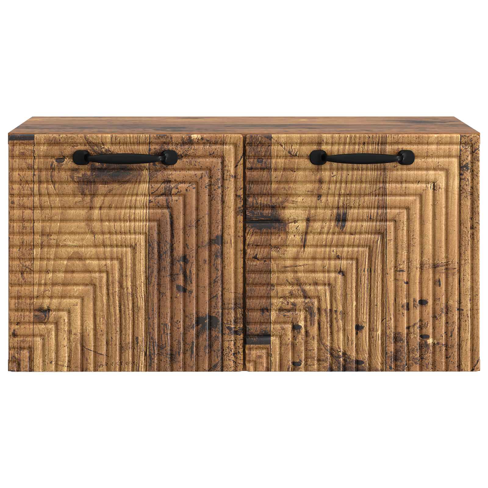vidaXL Szafka RTV montowana na ścianie Stare drewno 59,5 x 31 x 30 cm