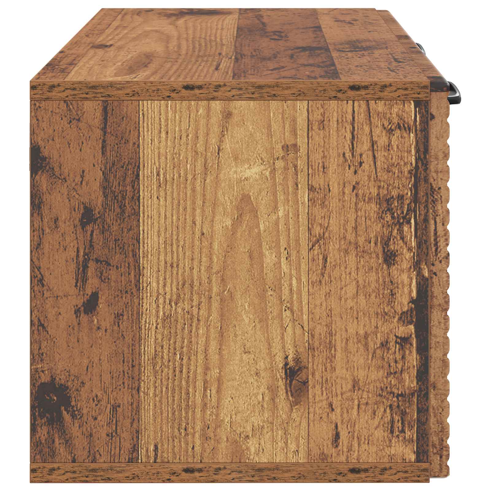 vidaXL Szafka RTV montowana na ścianie Stare drewno 59,5 x 31 x 30 cm