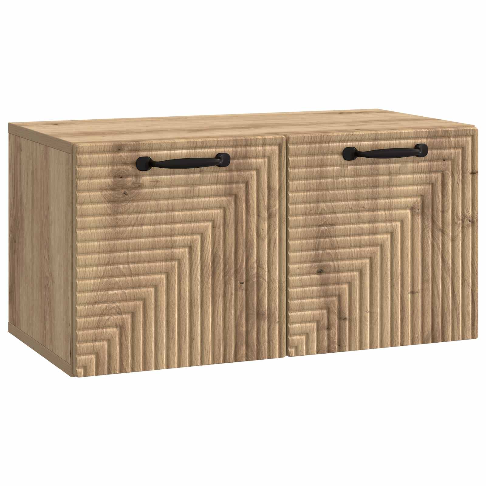 vidaXL Szafka RTV montowana na ścianie 59,5 x 31 x 30 cm Dąb artisan