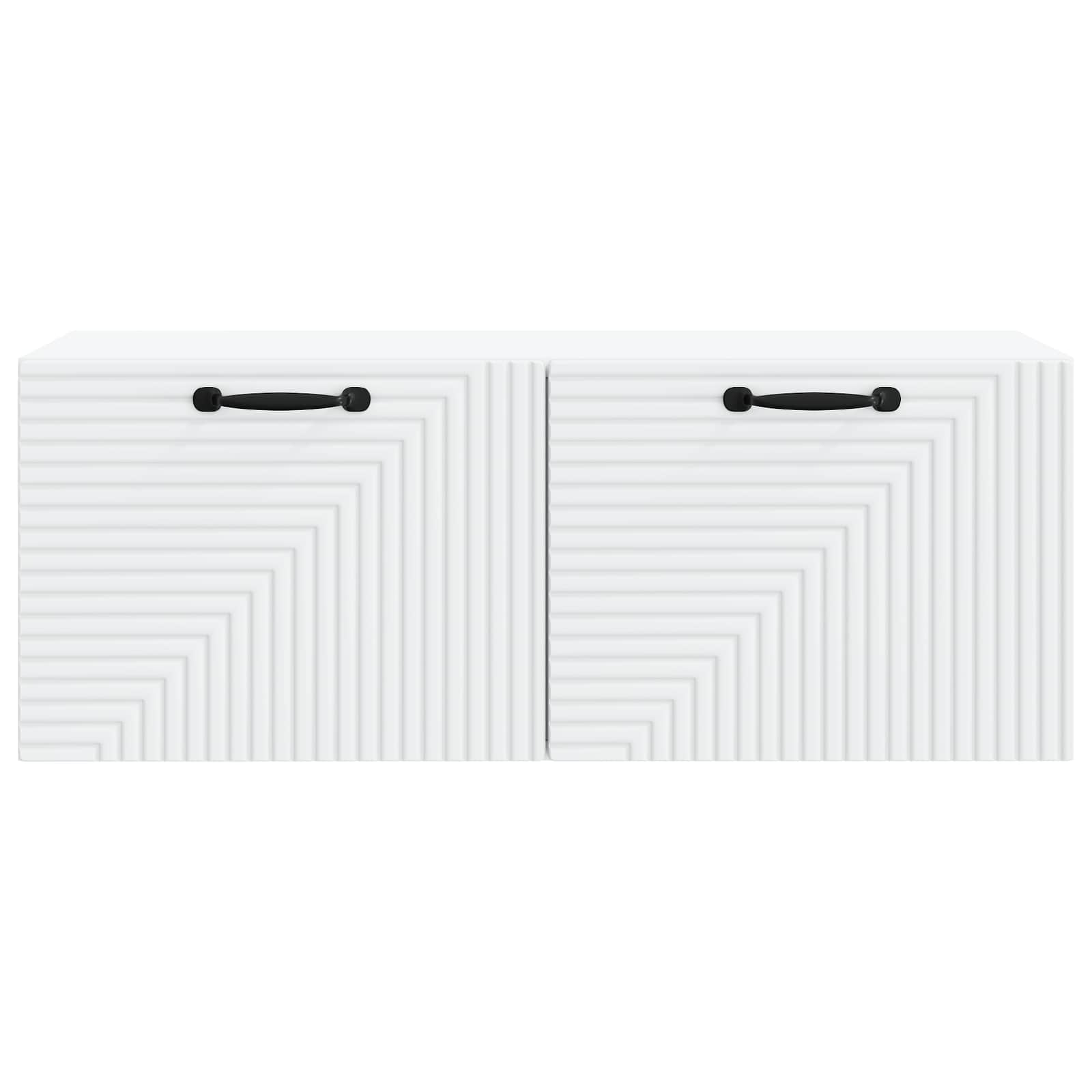 vidaXL Szafka RTV montowana na ścianie Biały 78,5 x 31 x 30 cm