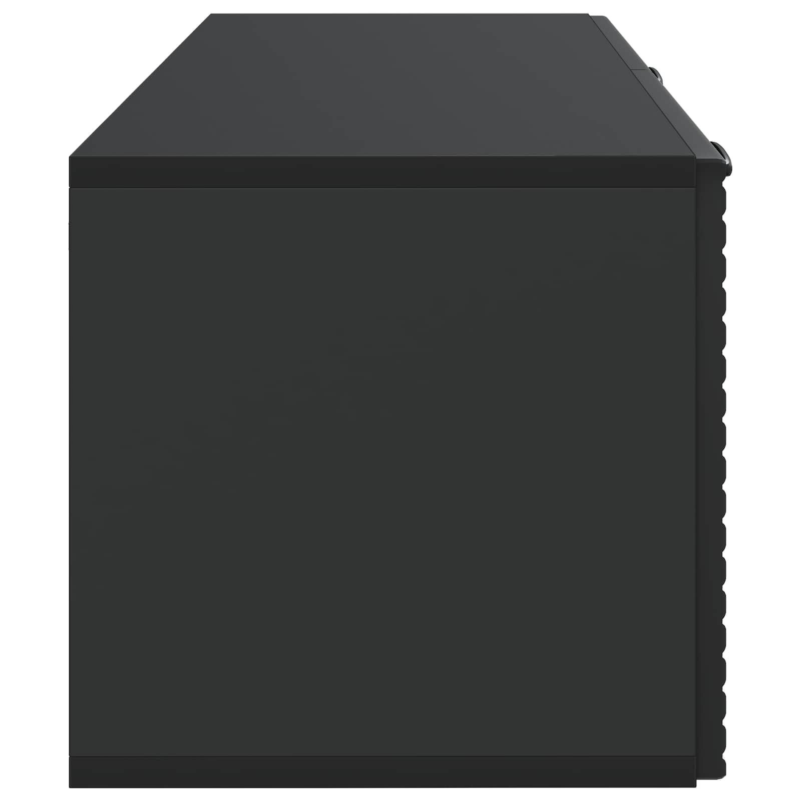 vidaXL Szafka RTV montowana na ścianie Czarny 78,5 x 31 x 30 cm