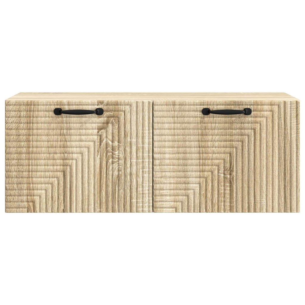 vidaXL Szafka RTV montowana na ścianie dąb Sonoma 78,5 x 31 x 30 cm