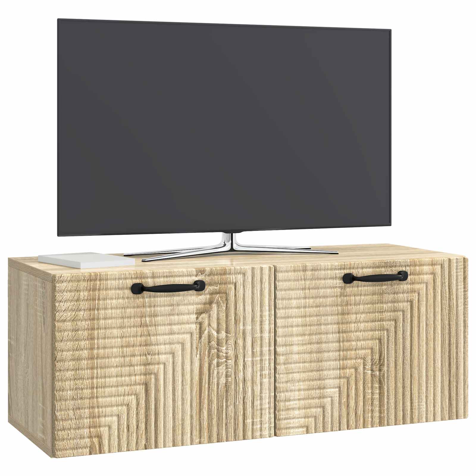 vidaXL Szafka RTV montowana na ścianie dąb Sonoma 78,5 x 31 x 30 cm