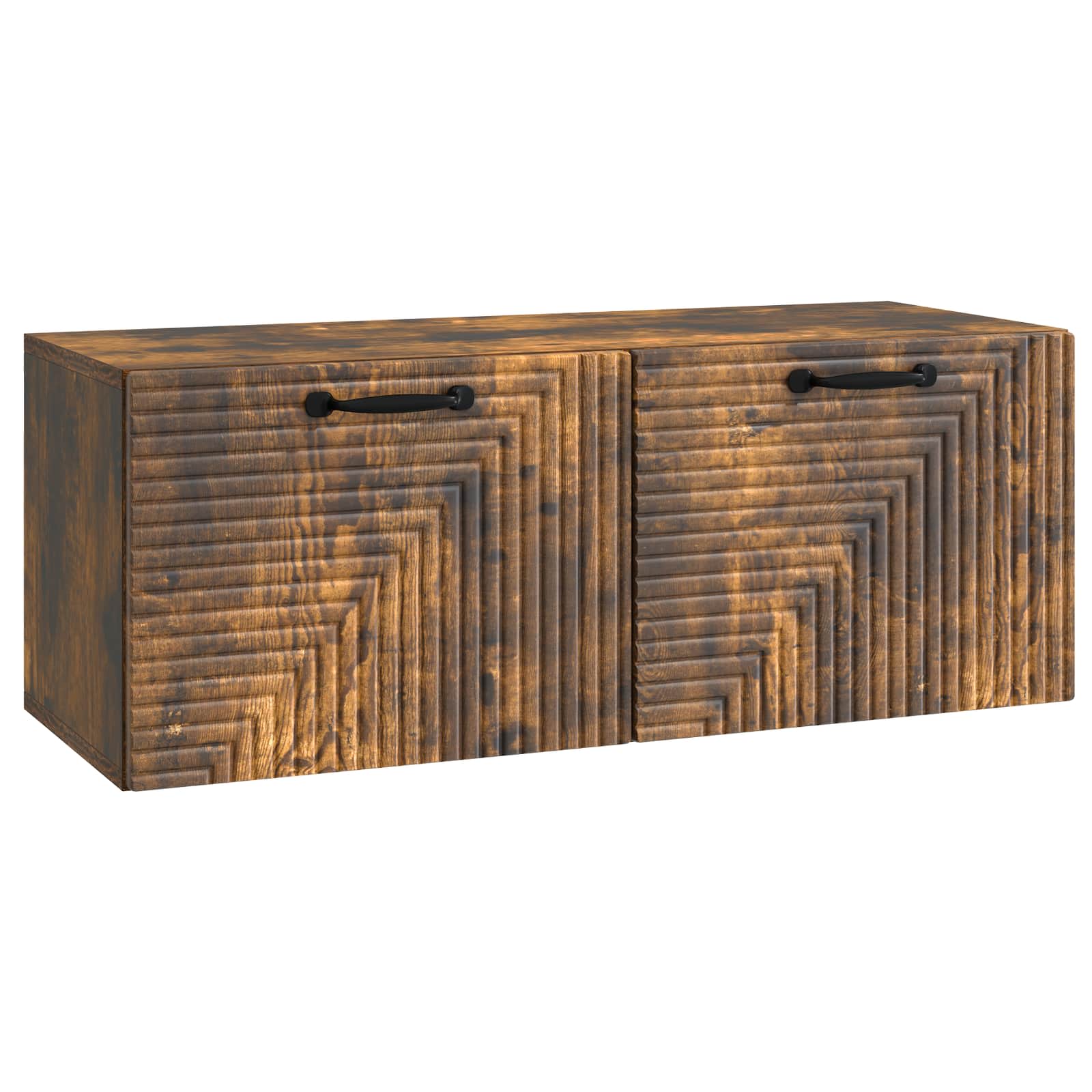 vidaXL Szafka RTV montowana na ścianie Dąb wędzony 78,5 x 31 x 30 cm