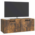 vidaXL Szafka RTV montowana na ścianie Dąb wędzony 78,5 x 31 x 30 cm