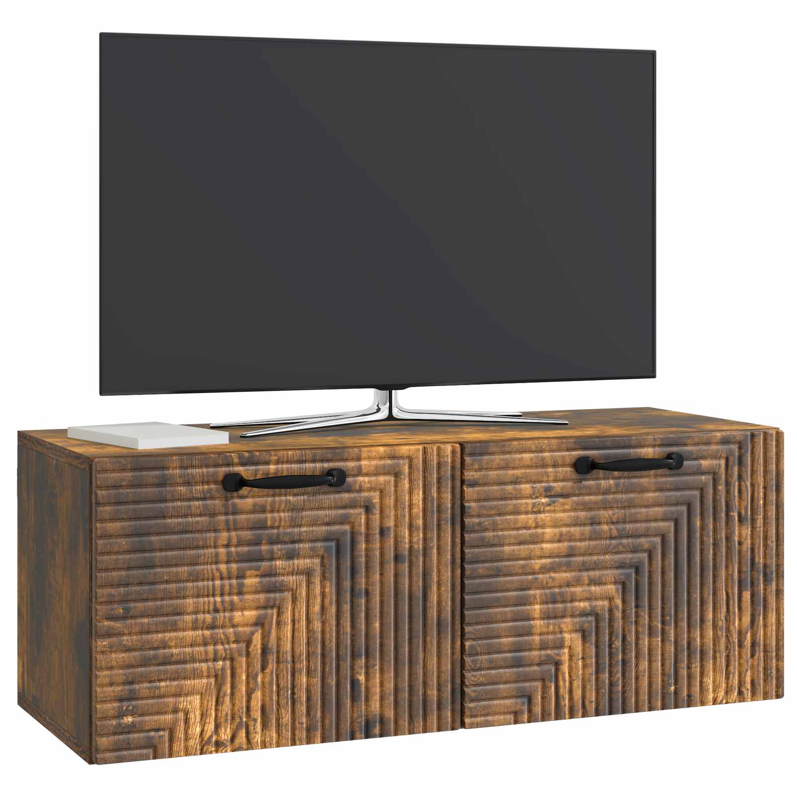 vidaXL Szafka RTV montowana na ścianie Dąb wędzony 78,5 x 31 x 30 cm