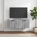 vidaXL Szafka RTV montowana na ścianie Szary Sonoma 78,5 x 31 x 30 cm