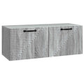 vidaXL Szafka RTV montowana na ścianie Szary Sonoma 78,5 x 31 x 30 cm
