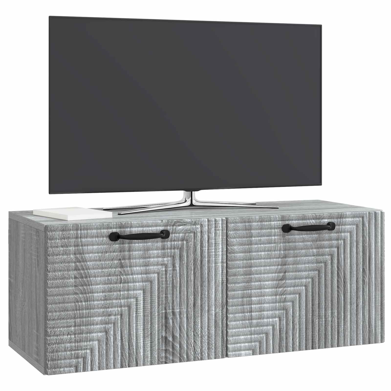 vidaXL Szafka RTV montowana na ścianie Szary Sonoma 78,5 x 31 x 30 cm