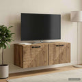 vidaXL Szafka RTV montowana na ścianie 78,5 x 31 x 30 cm Dąb artisan