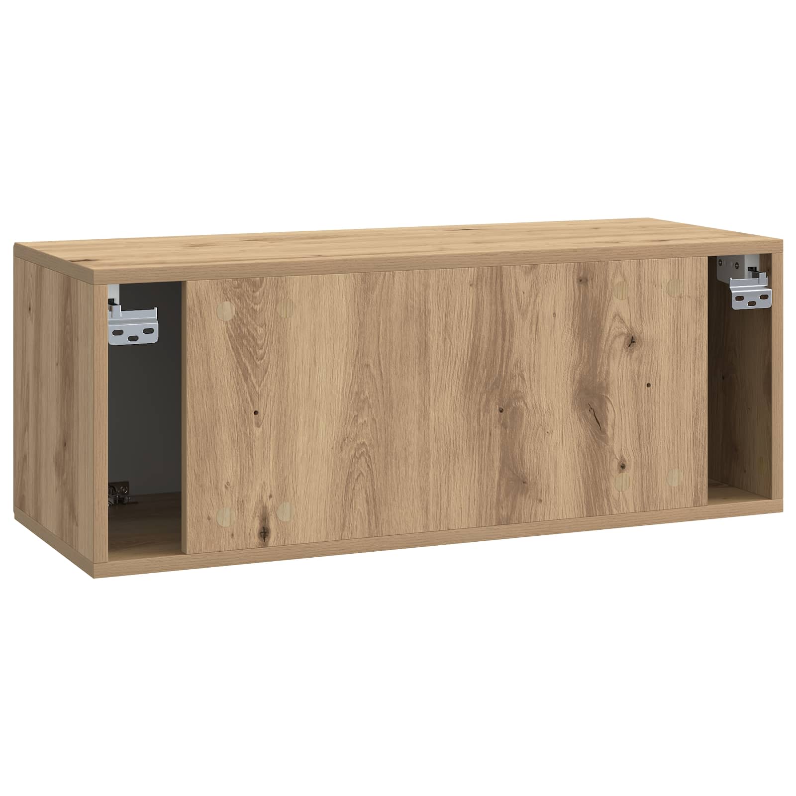 vidaXL Szafka RTV montowana na ścianie Dąb artisan 78,5 x 31 x 30 cm