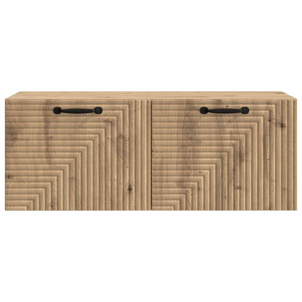 vidaXL Szafka RTV montowana na ścianie Dąb artisan 78,5 x 31 x 30 cm