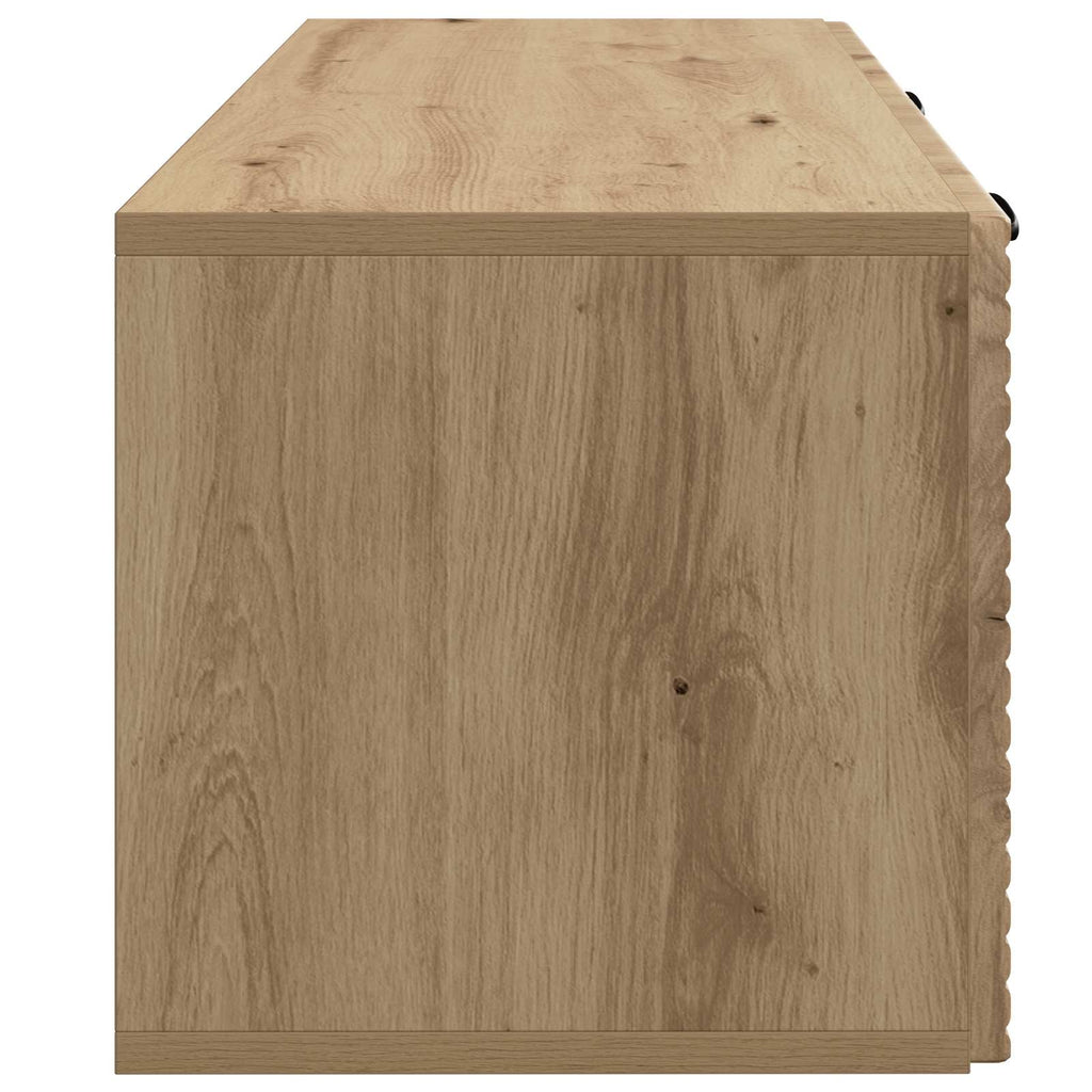 vidaXL Szafka RTV montowana na ścianie Dąb artisan 78,5 x 31 x 30 cm