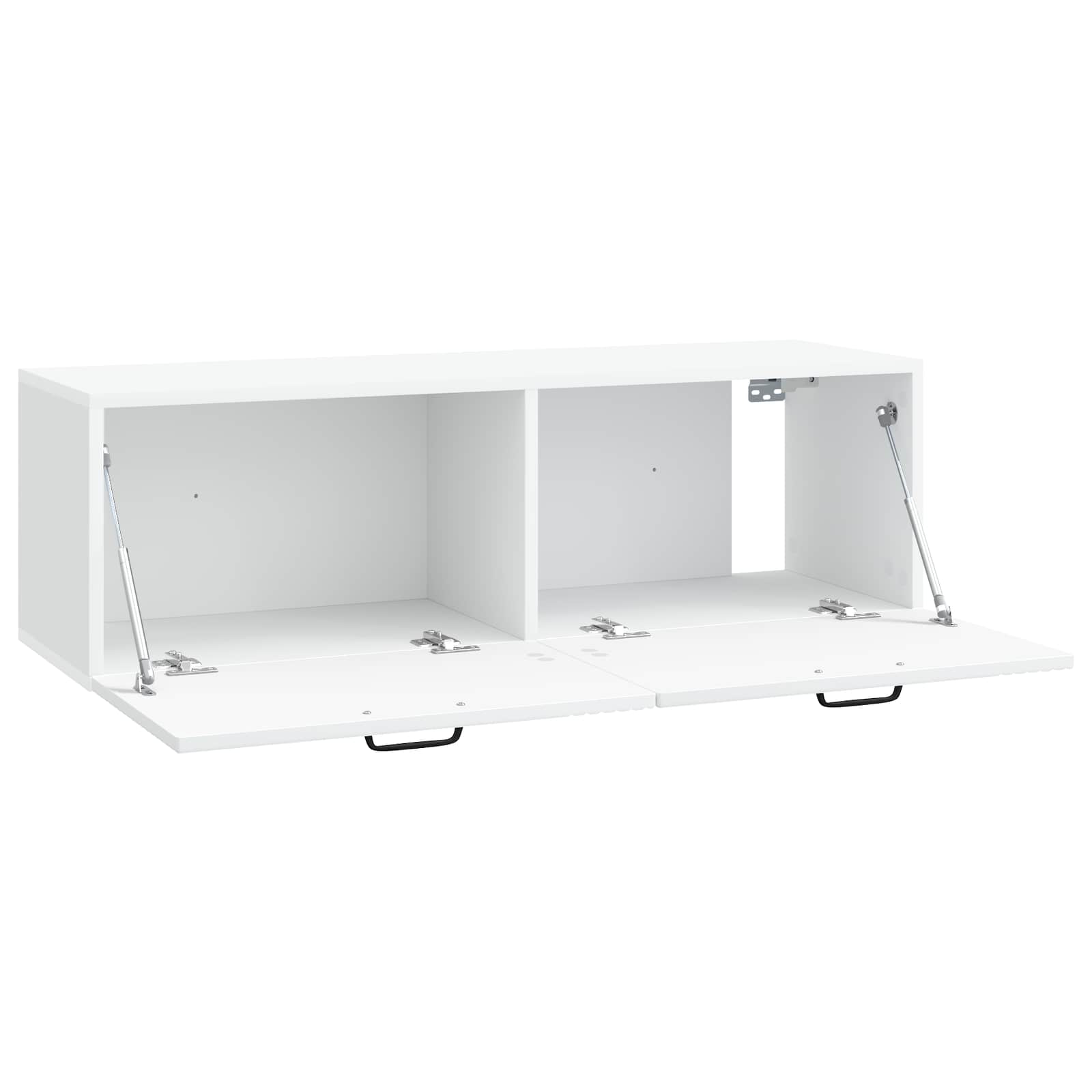 vidaXL Szafka RTV montowana na ścianie Biały 98 x 31 x 30 cm