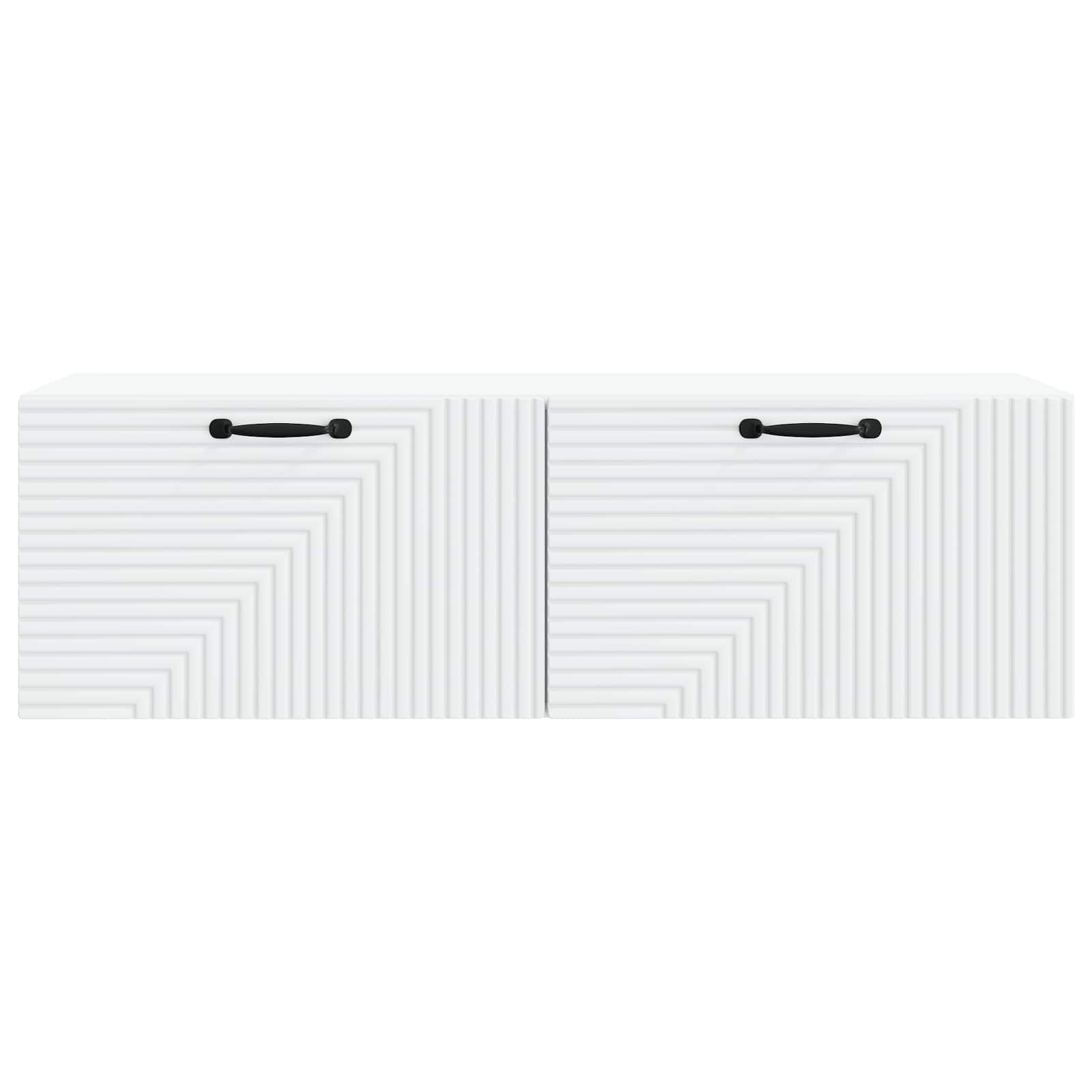 vidaXL Szafka RTV montowana na ścianie Biały 98 x 31 x 30 cm