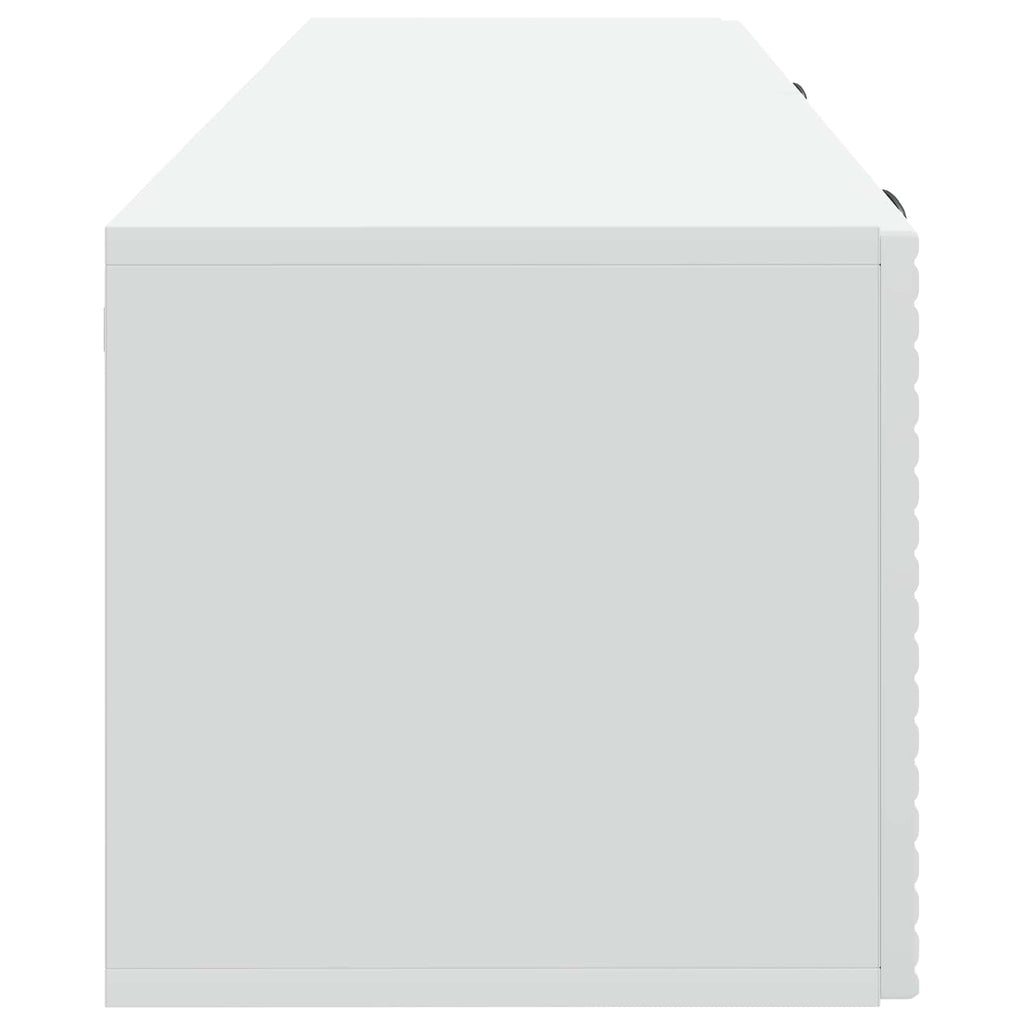 vidaXL Szafka RTV montowana na ścianie Biały 98 x 31 x 30 cm
