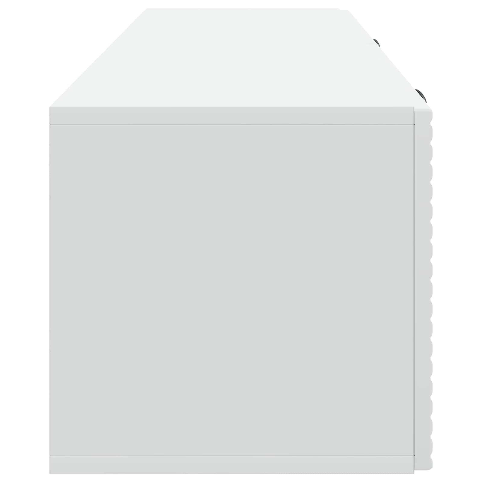 vidaXL Szafka RTV montowana na ścianie Biały 98 x 31 x 30 cm