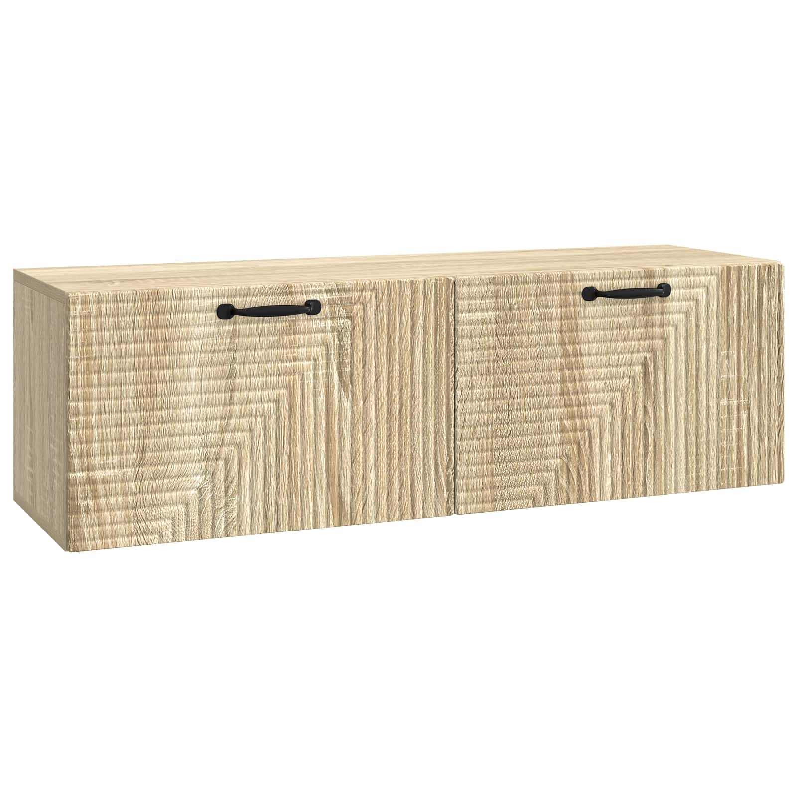 vidaXL Szafka RTV montowana na ścianie dąb Sonoma 98 x 31 x 30 cm