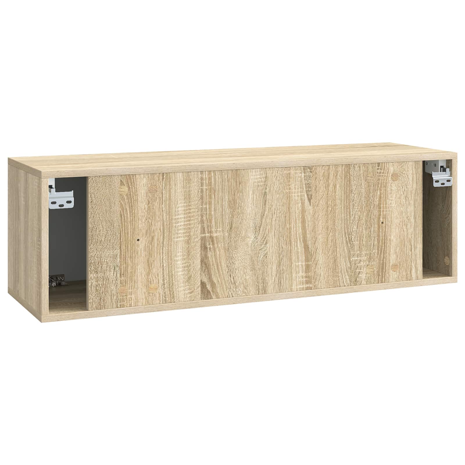 vidaXL Szafka RTV montowana na ścianie dąb Sonoma 98 x 31 x 30 cm