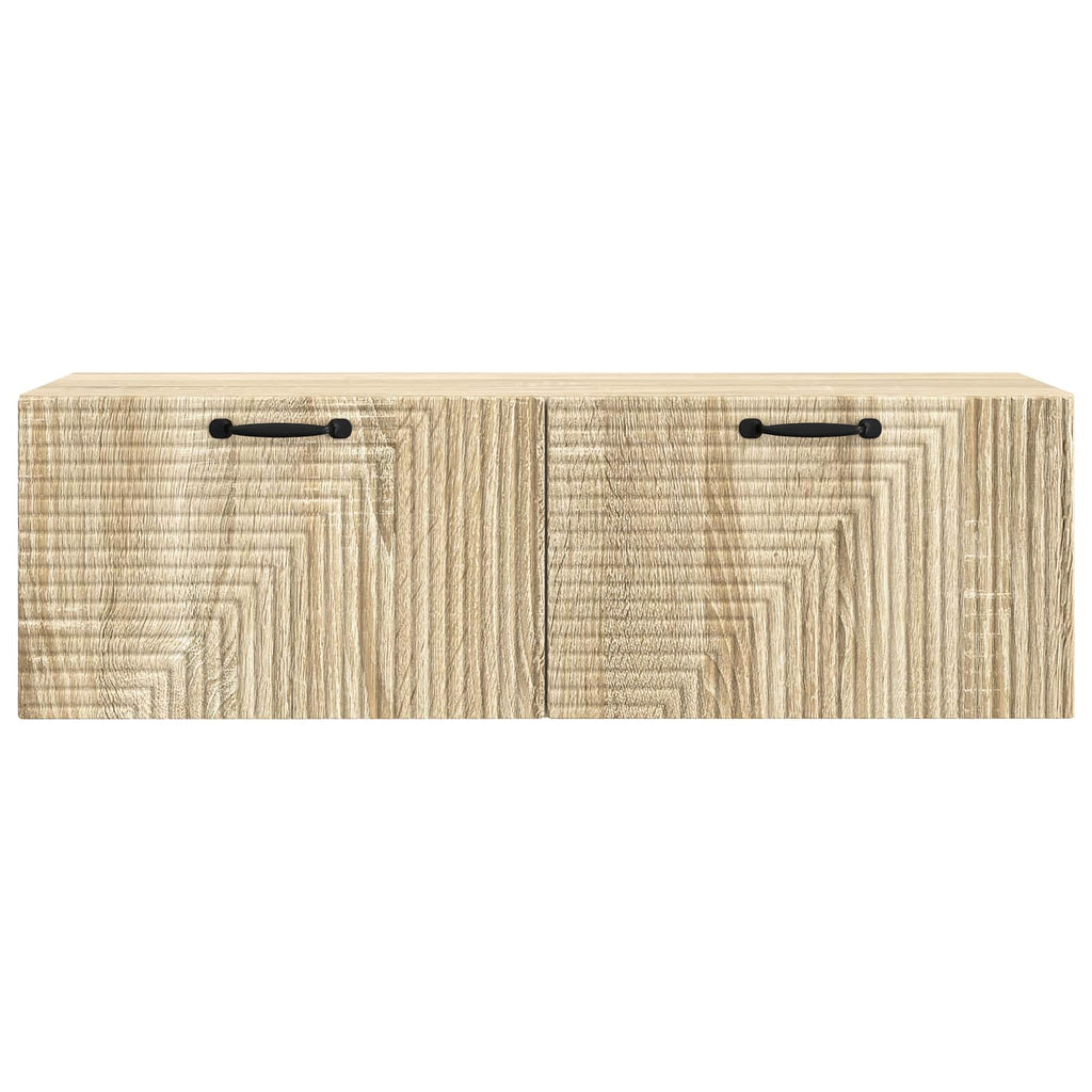 vidaXL Szafka RTV montowana na ścianie dąb Sonoma 98 x 31 x 30 cm