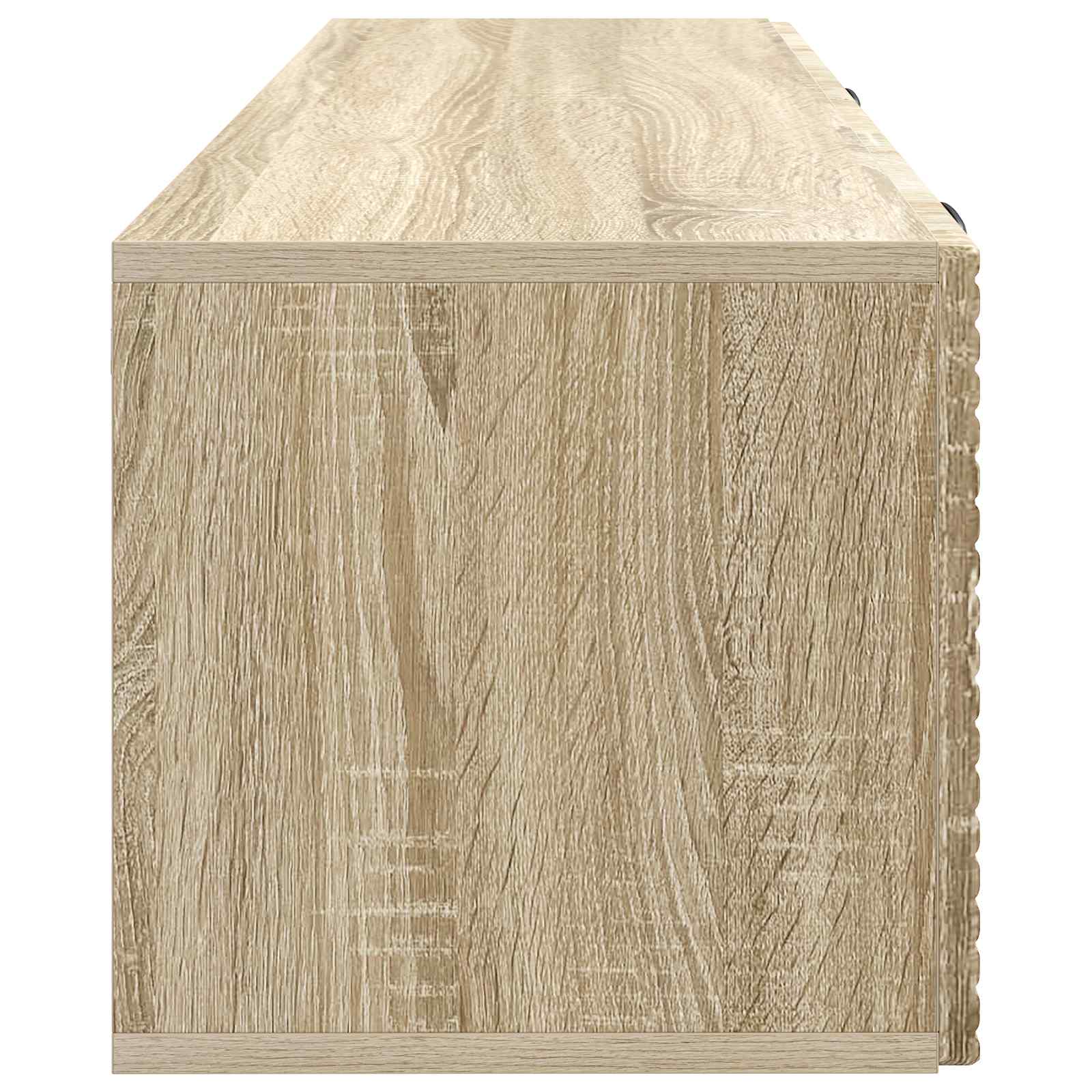 vidaXL Szafka RTV montowana na ścianie dąb Sonoma 98 x 31 x 30 cm