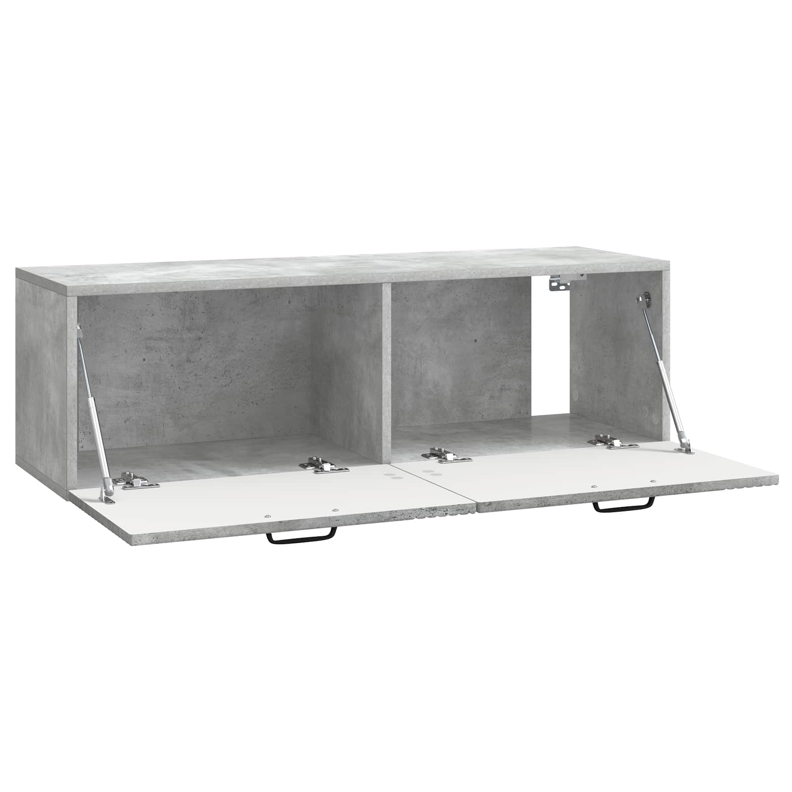 vidaXL Szafka RTV montowana na ścianie Betonowy szary 98 x 31 x 30 cm