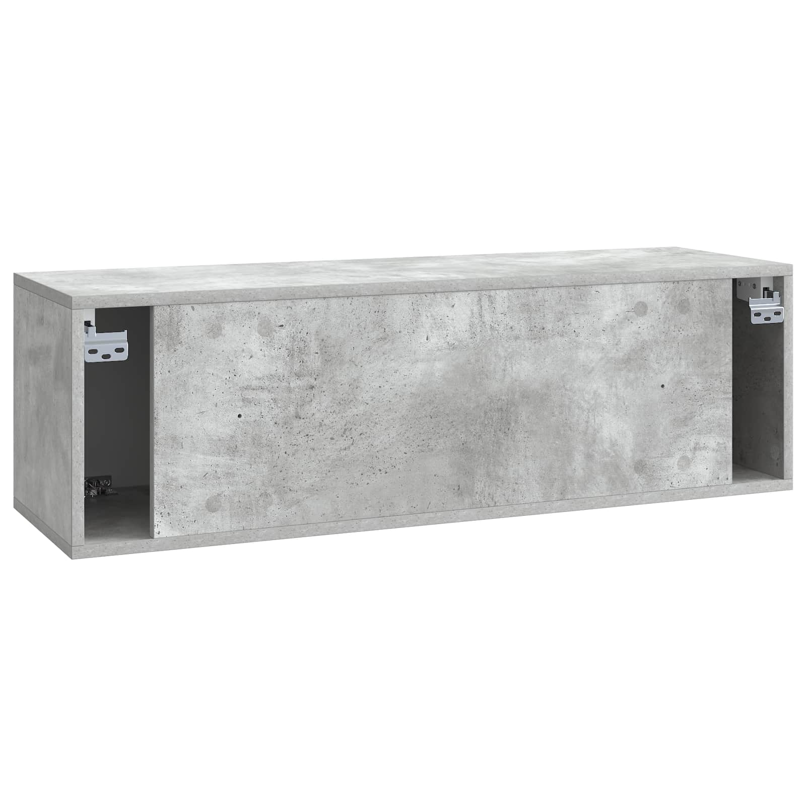 vidaXL Szafka RTV montowana na ścianie Betonowy szary 98 x 31 x 30 cm