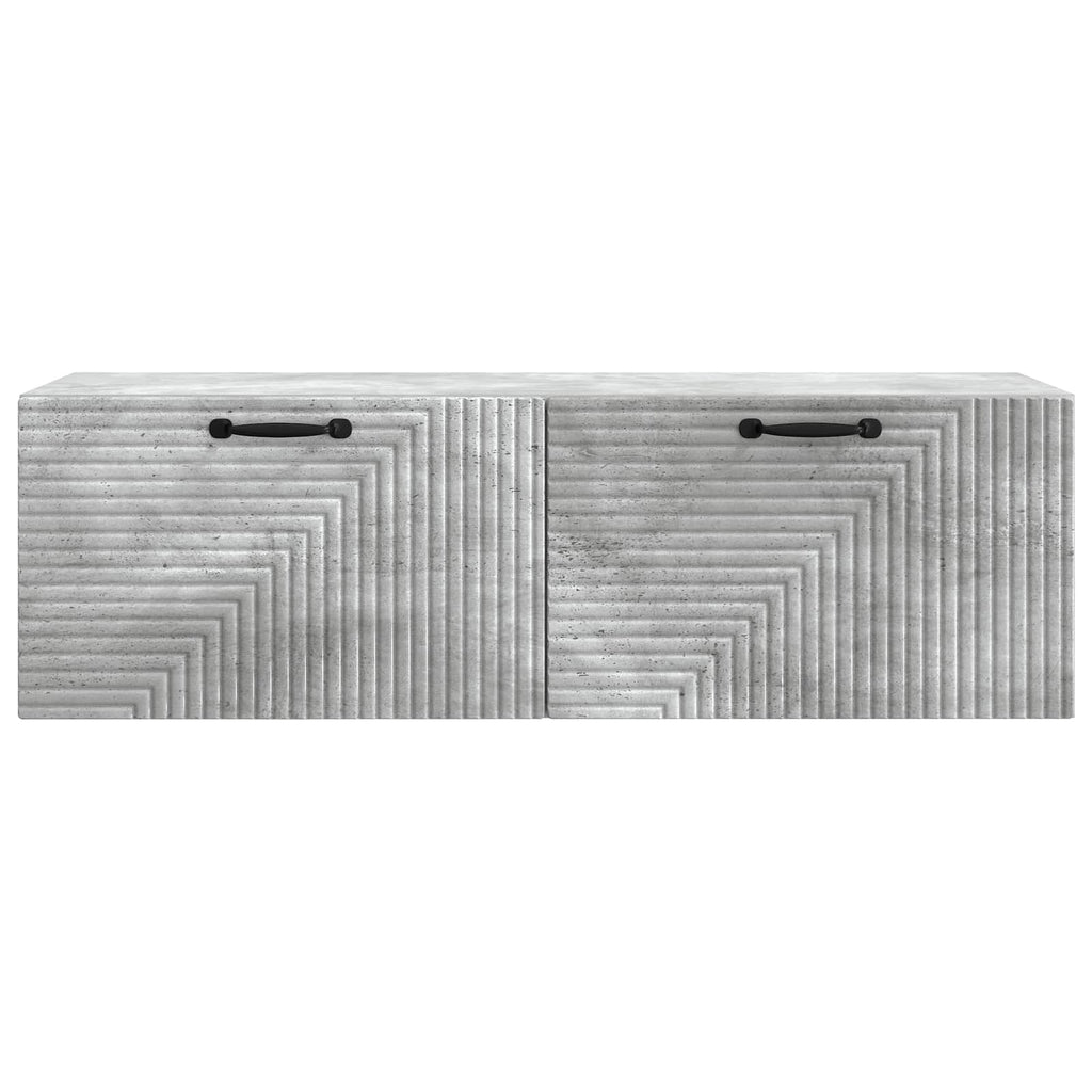 vidaXL Szafka RTV montowana na ścianie Betonowy szary 98 x 31 x 30 cm