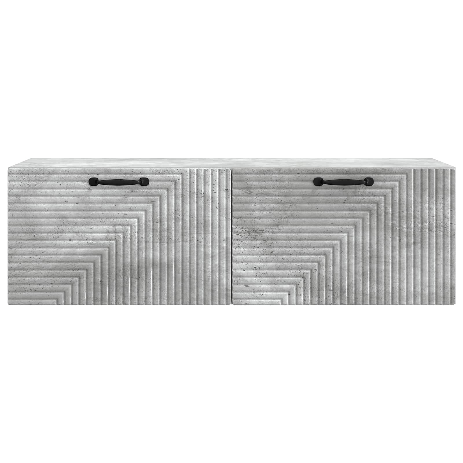 vidaXL Szafka RTV montowana na ścianie Betonowy szary 98 x 31 x 30 cm