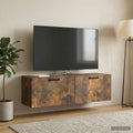 vidaXL Szafka RTV montowana na ścianie Dąb wędzony 98 x 31 x 30 cm
