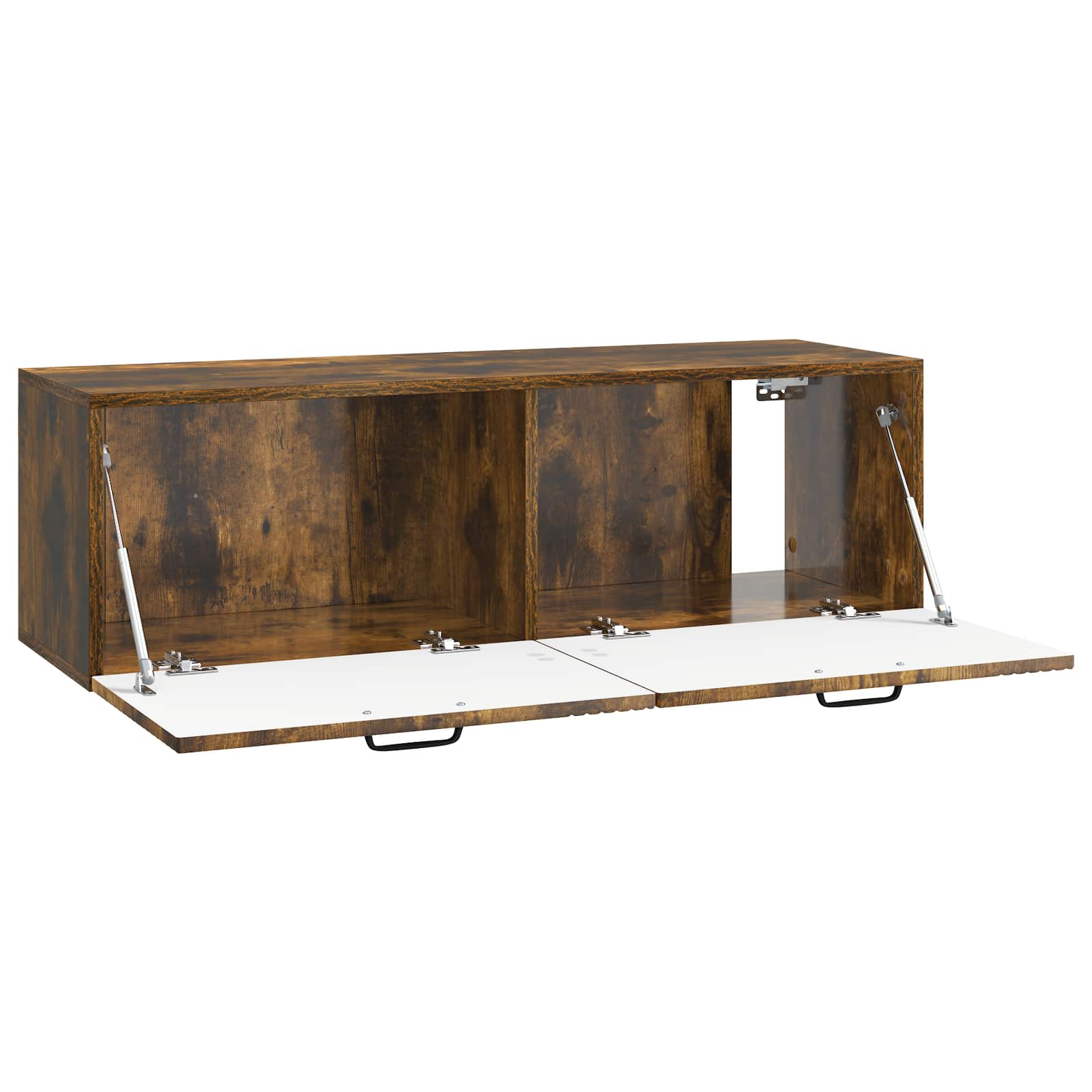 vidaXL Szafka RTV montowana na ścianie Dąb wędzony 98 x 31 x 30 cm