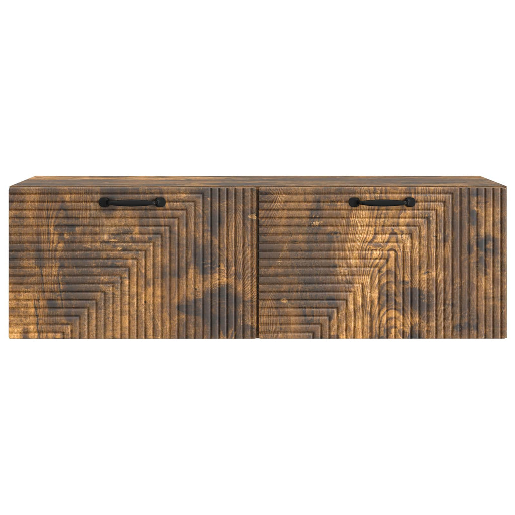 vidaXL Szafka RTV montowana na ścianie Dąb wędzony 98 x 31 x 30 cm