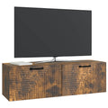 vidaXL Szafka RTV montowana na ścianie Dąb wędzony 98 x 31 x 30 cm