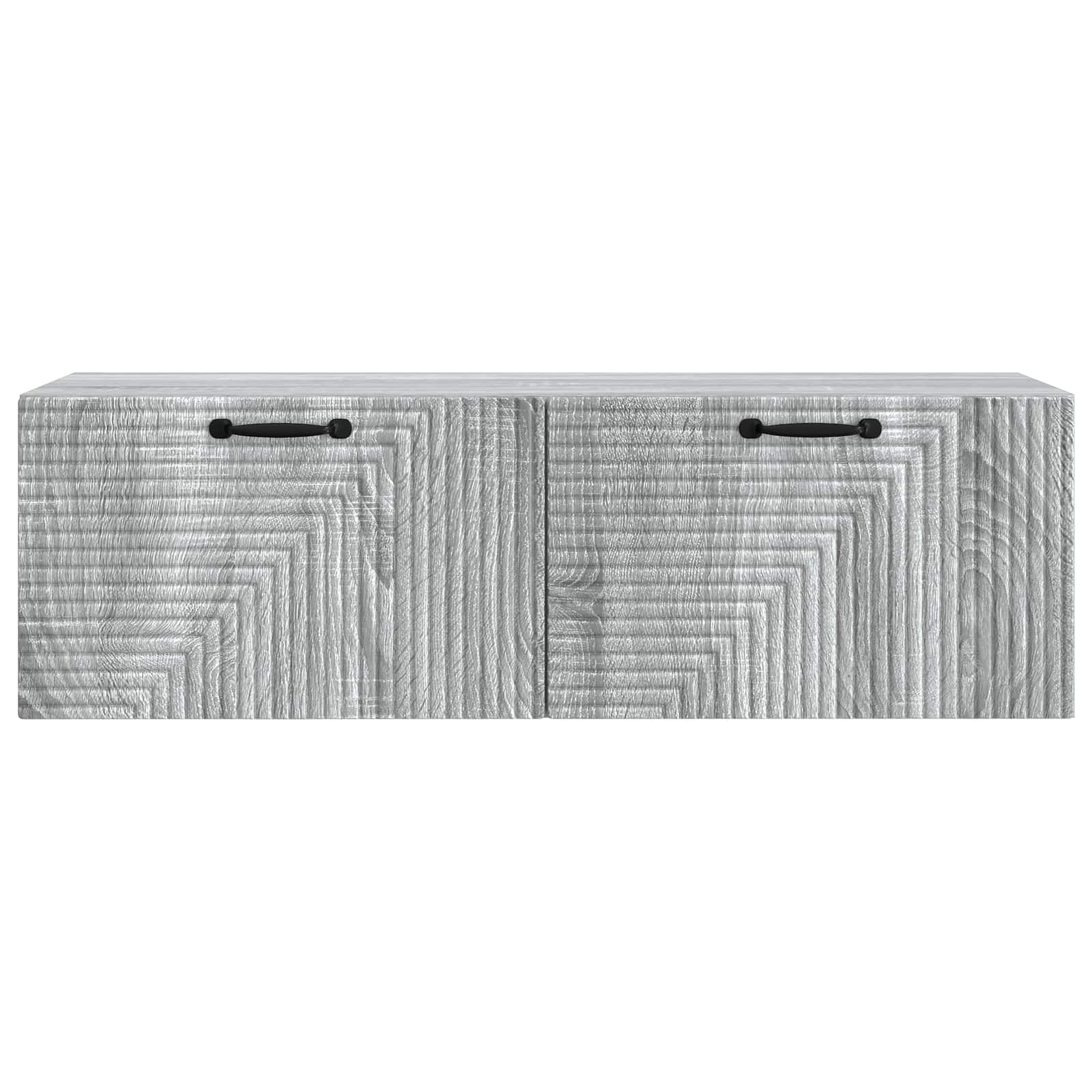 vidaXL Szafka RTV montowana na ścianie Szary Sonoma 98 x 31 x 30 cm