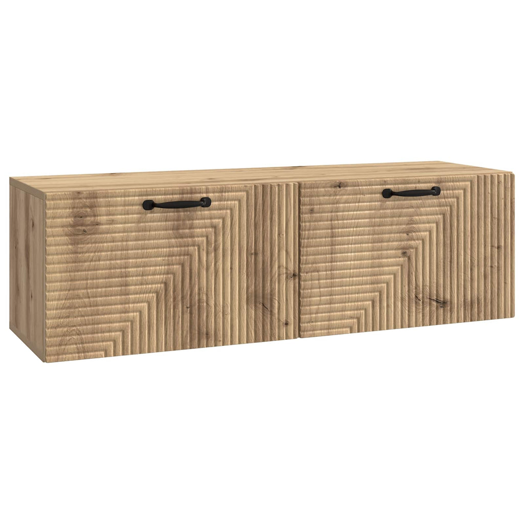 vidaXL Szafka RTV montowana na ścianie Dąb artisan 98 x 31 x 30 cm