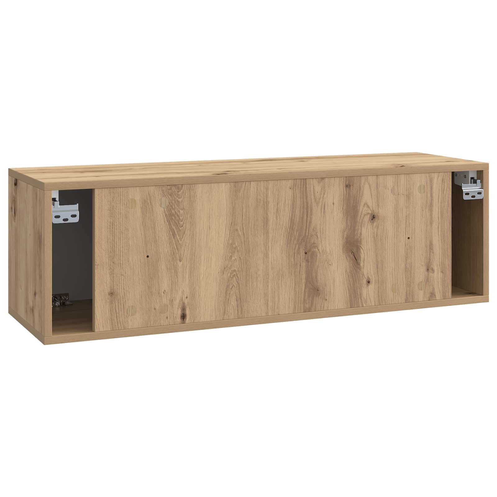 vidaXL Szafka RTV montowana na ścianie Dąb artisan 98 x 31 x 30 cm