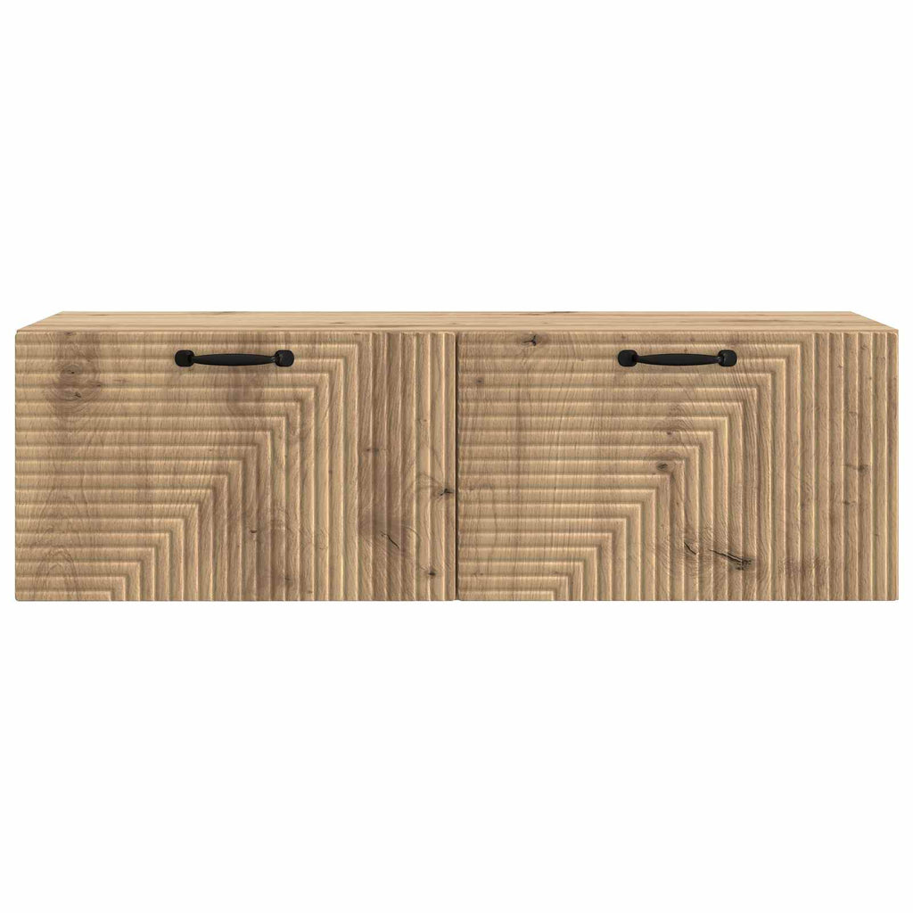 vidaXL Szafka RTV montowana na ścianie Dąb artisan 98 x 31 x 30 cm